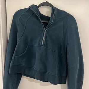 Lululemon Quarter Zip Cropped Scuba